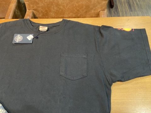 ogawaテント×FD-classic丸目ランクル80バックプリントイラストTシャツ　胸ポケット